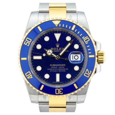 rolex gold with blu|gold Rolex blue bezel.